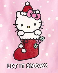 Toddler Girls Hello Kitty® Glitter Stocking Graphic Tee