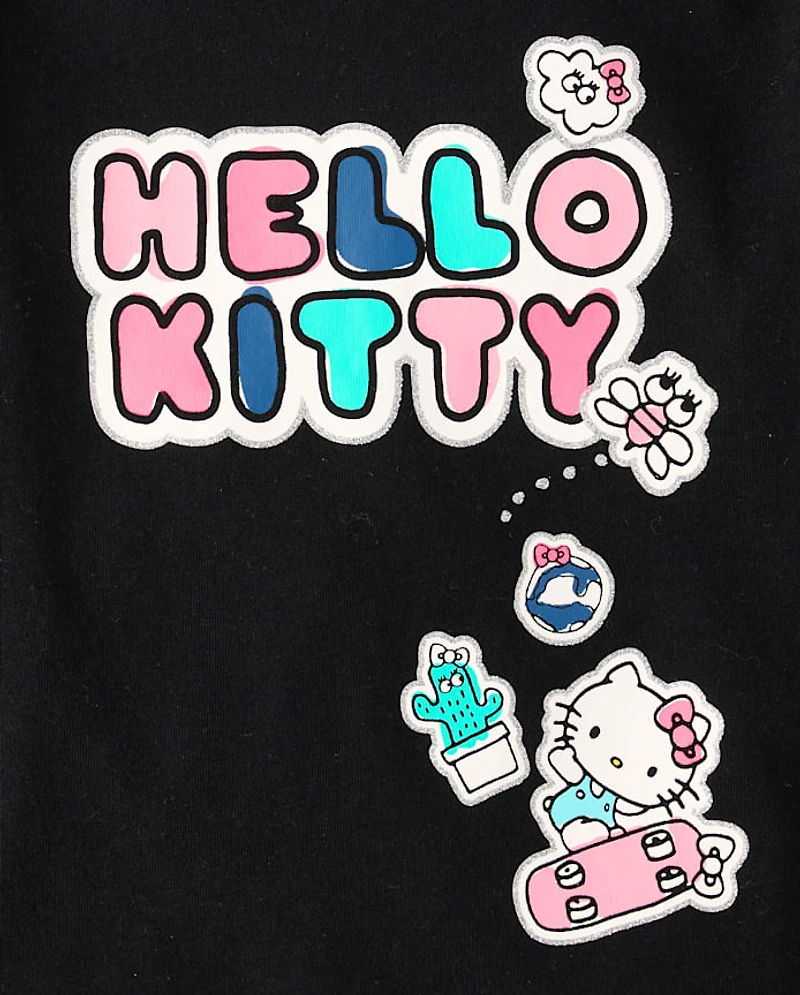 Toddler Girls Hello Kitty® Glitter Patch Graphic Tee