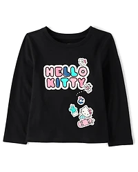 Toddler Girls Hello Kitty® Glitter Patch Graphic Tee