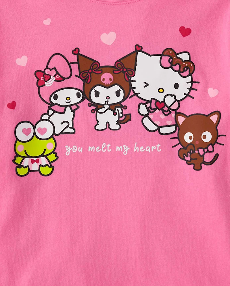 Girls Hello Kitty® And Friends Melt My Heart Graphic Tee