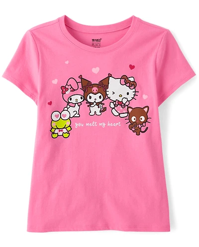 Girls Hello Kitty® And Friends Melt My Heart Graphic Tee