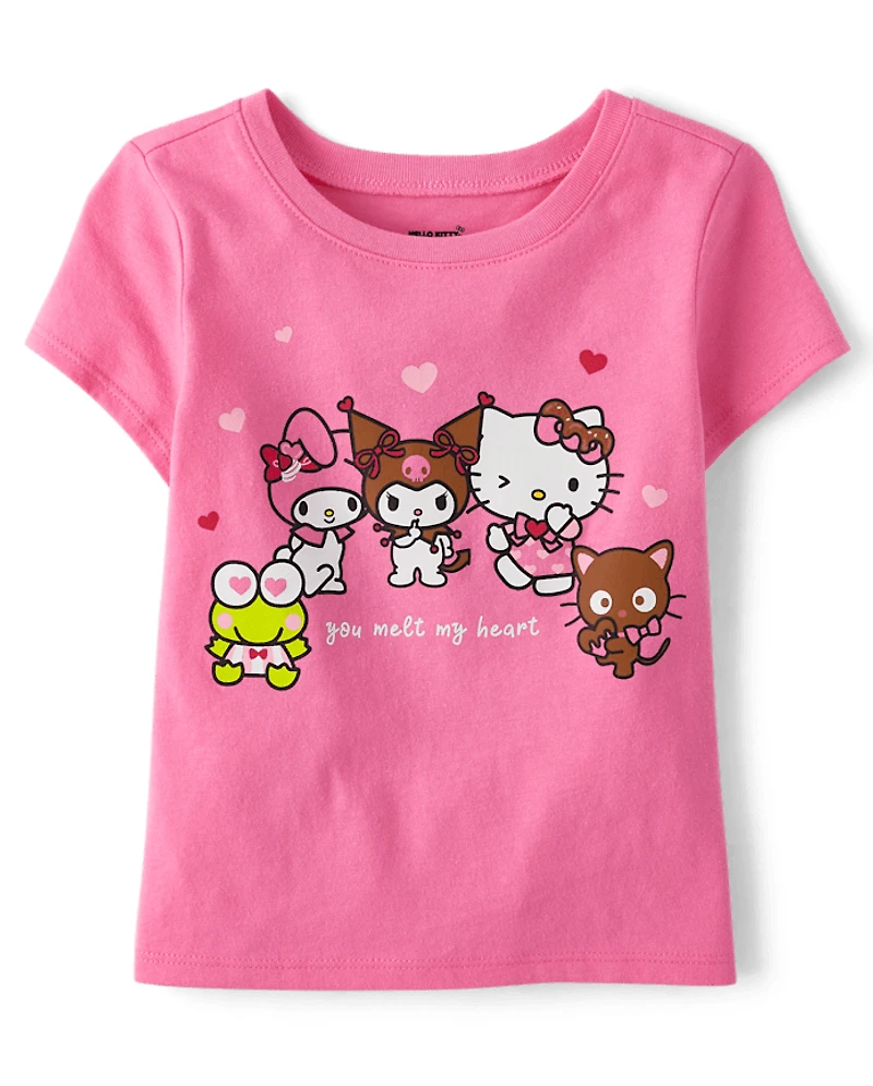 Toddler Girls Hello Kitty® And Friends Melt My Heart Graphic Tee