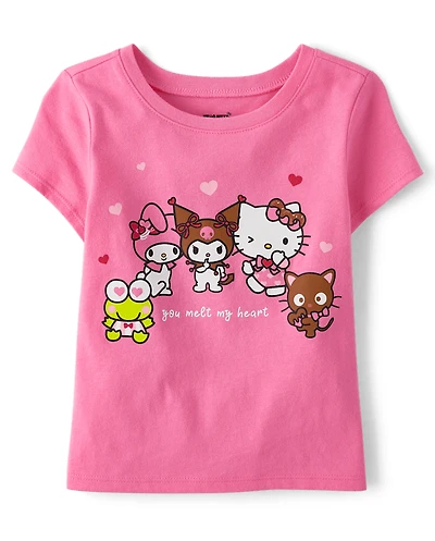 Toddler Girls Hello Kitty® And Friends Melt My Heart Graphic Tee