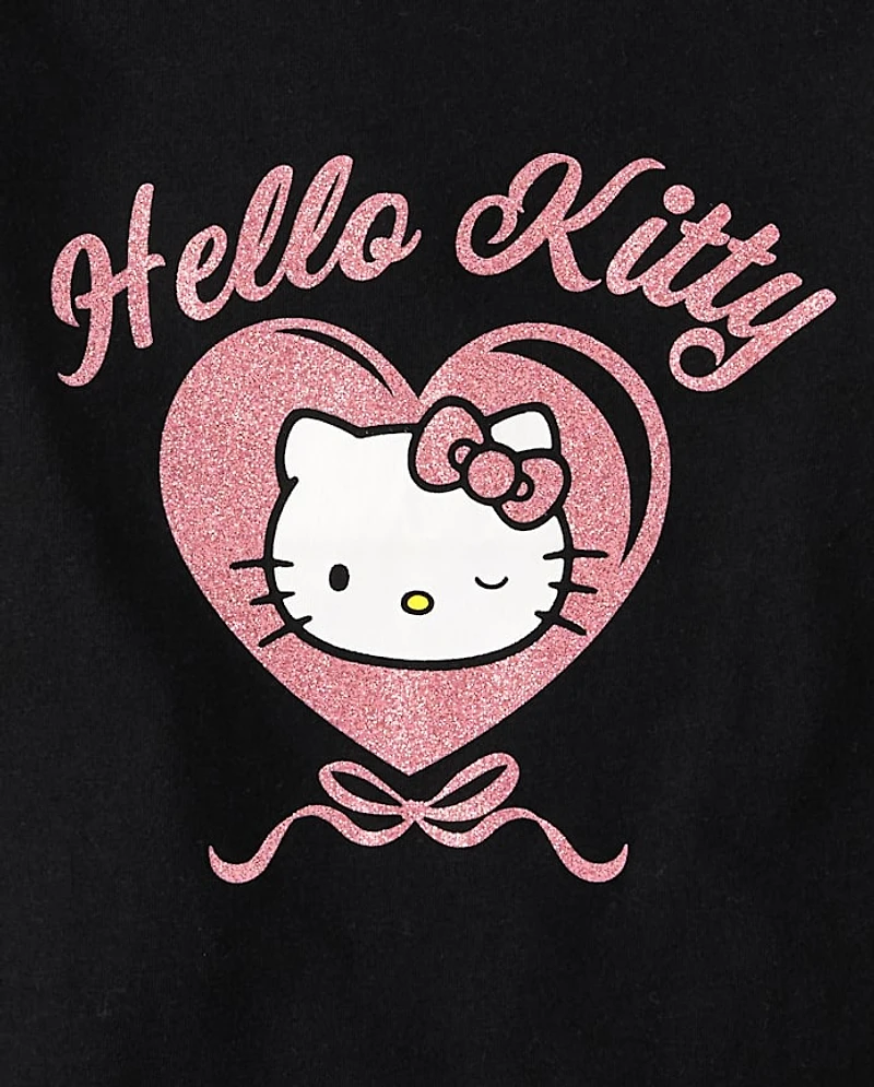 Toddler Girls Hello Kitty® Glitter Heart Graphic Tee