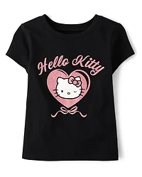 Toddler Girls Hello Kitty® Glitter Heart Graphic Tee
