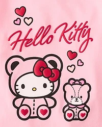 Toddler Girls Hello Kitty® Puff Print Bear Graphic Tee