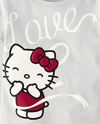 Toddler Girls Hello Kitty® Puff Print Love Baby Tee