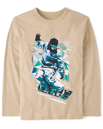 Boys Snowboarder Graphic Tee