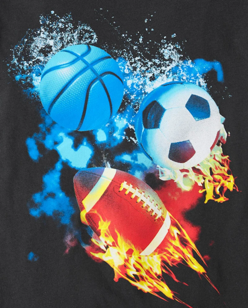 Boys Sports Elements Graphic Tee