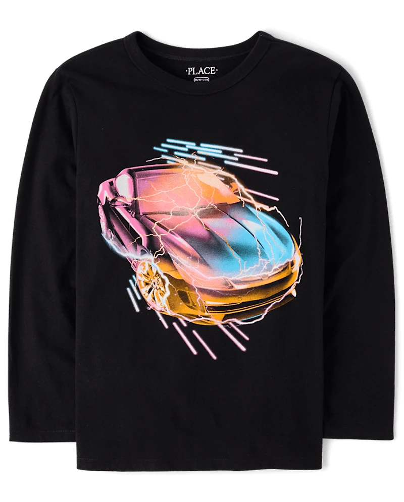 Boys Racecar Graphic Tee