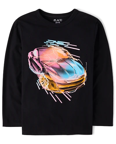 Boys Racecar Graphic Tee