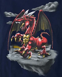 T-shirt graphique Dragon pour garçon
