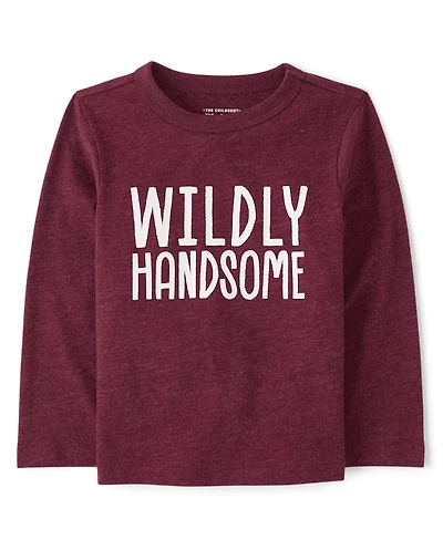 Baby And Toddler Boys Wildly Handsome Graphic Tee