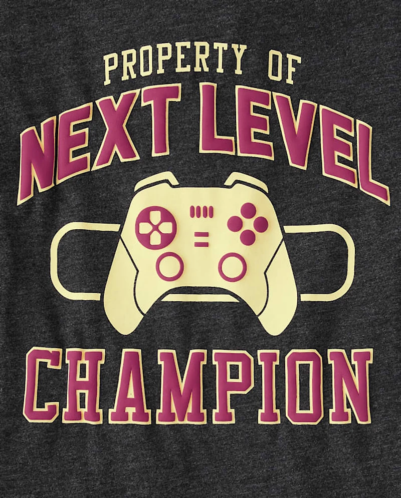 Boys Next Level Champion Graphic Tee