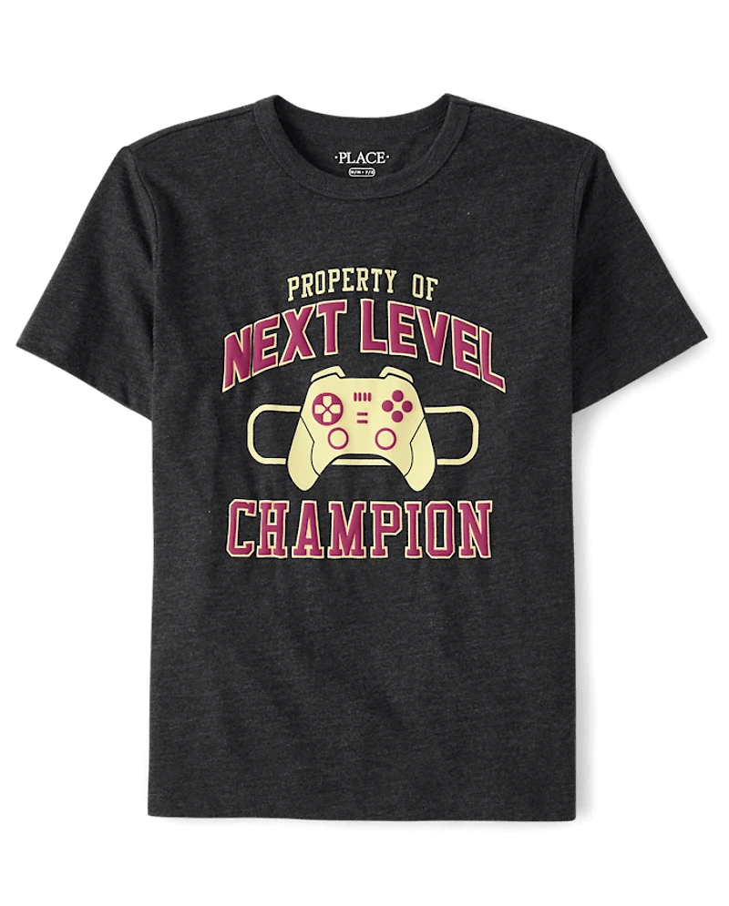 Boys Next Level Champion Graphic Tee