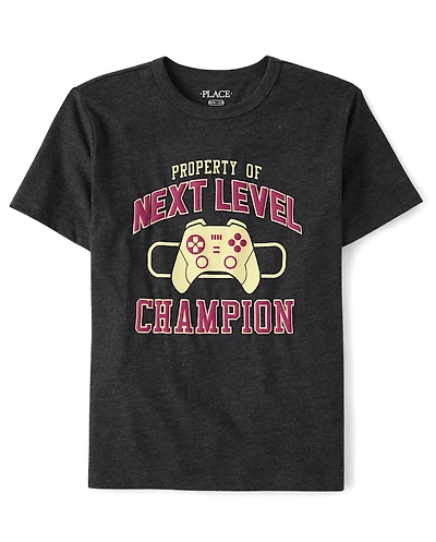 Boys Next Level Champion Graphic Tee