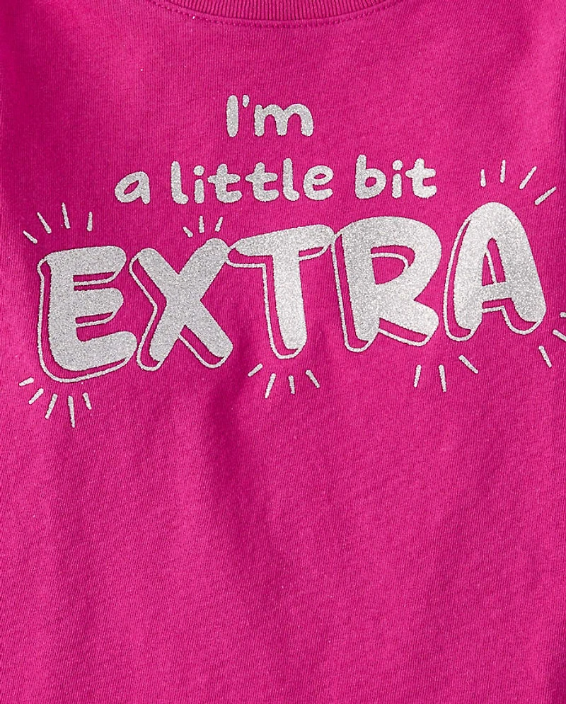 Baby And Toddler Girls Sassy Graphic Tee 3-Pack