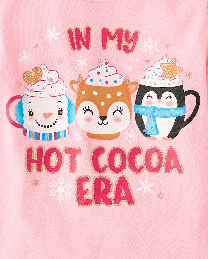 Baby And Toddler Girls My Hot Cocoa Era Graphic Tee