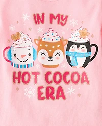 Baby And Toddler Girls My Hot Cocoa Era Graphic Tee