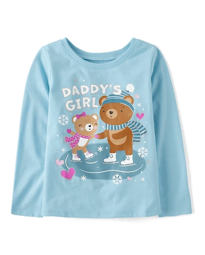 Baby And Toddler Girls Daddy's Girl Graphic Tee