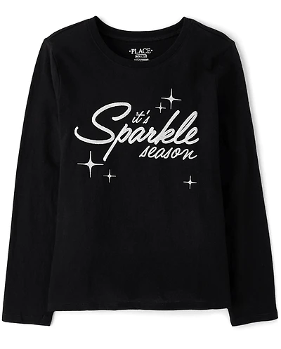 Girls Sparkle Season Graphic Tee