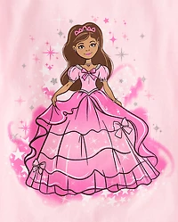 Girls Princess Girl Graphic Tee