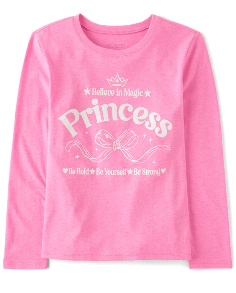 Girls Princess Graphic Tee