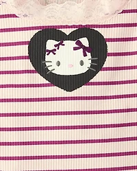 Girls Hello Kitty® Embellished Ribbed Baby Tee
