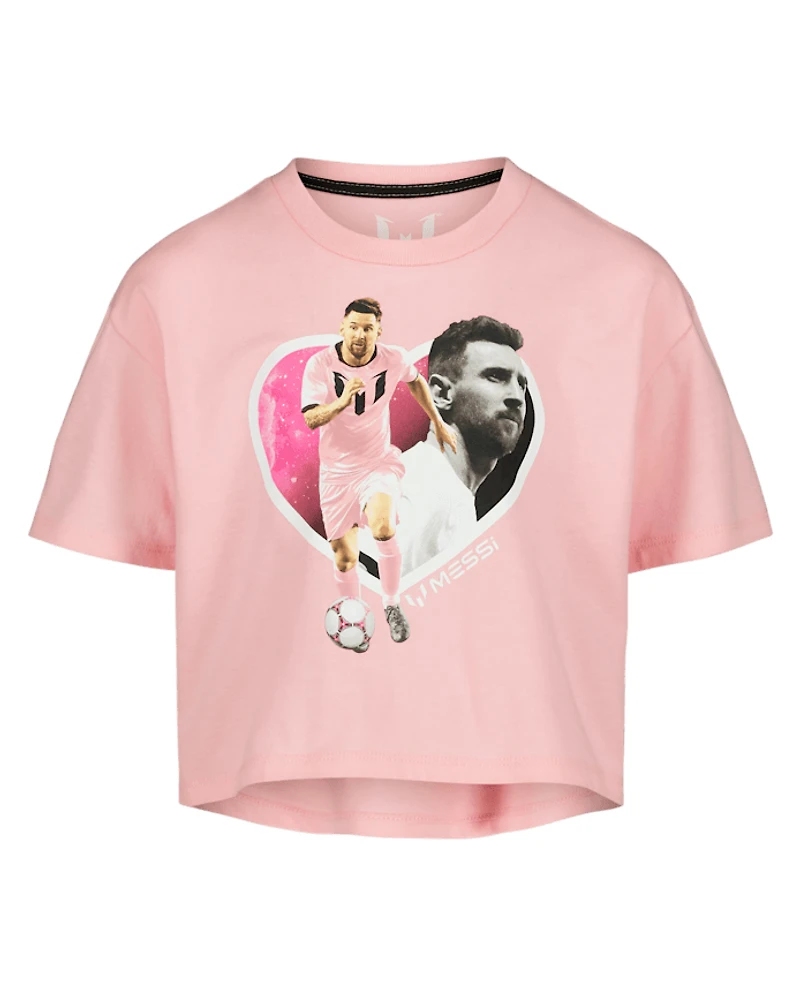 Girls Messi™ Heart Graphic Tee