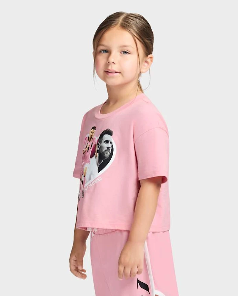 Girls Messi™ Heart Graphic Tee