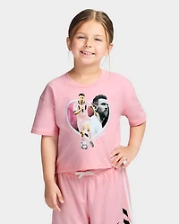 Girls Messi™ Heart Graphic Tee