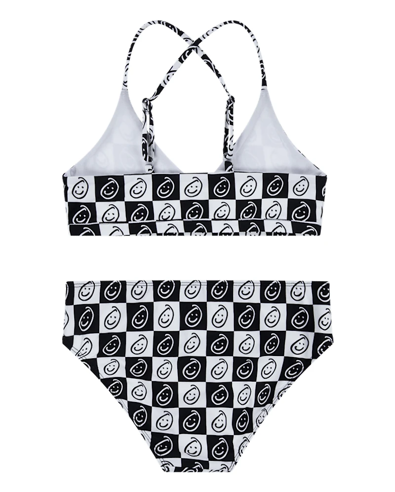 Girls Hurley™ Checkered Bikini Swimsuit