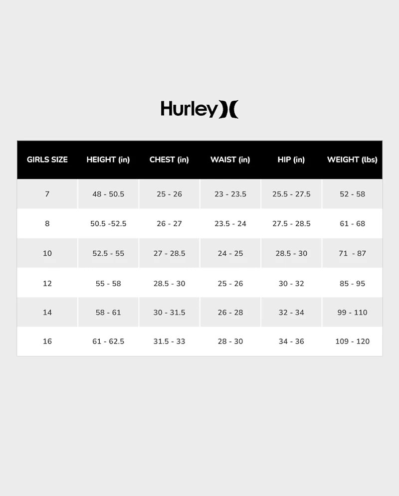 Girls Hurley™ Checkered Bikini Swimsuit