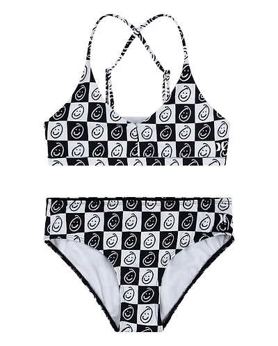 Girls Hurley™ Checkered Bikini Swimsuit