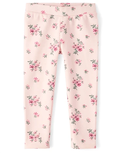 Baby And Toddler Girls Floral Winter Warm Leggings
