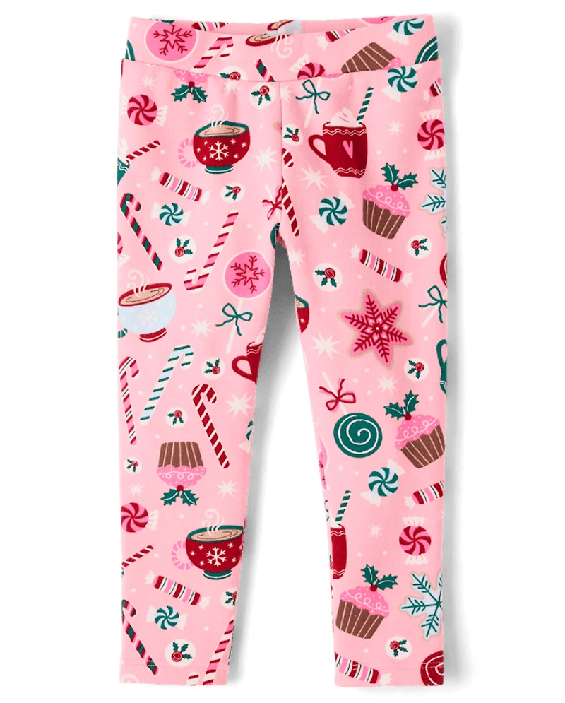 Baby And Toddler Girls Holiday Winter Warm Leggings