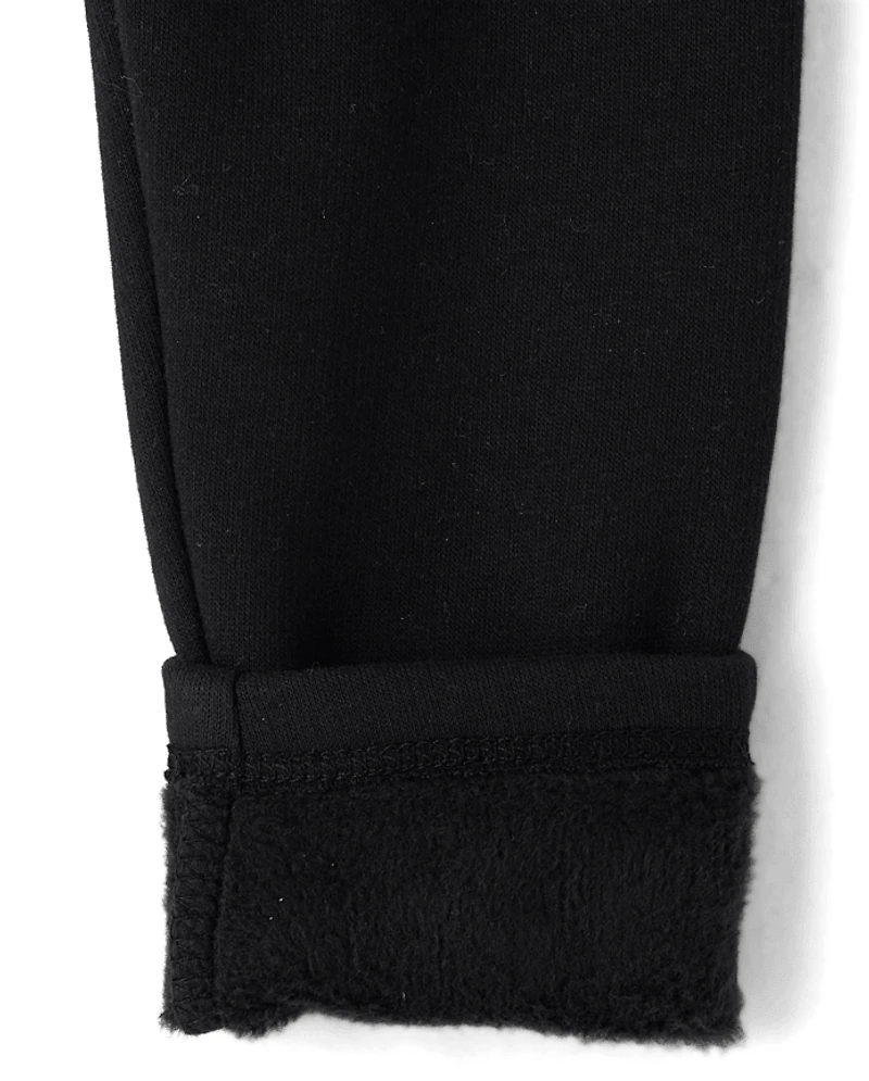 Baby And Toddler Girls Glitter Star Winter Warm Leggings