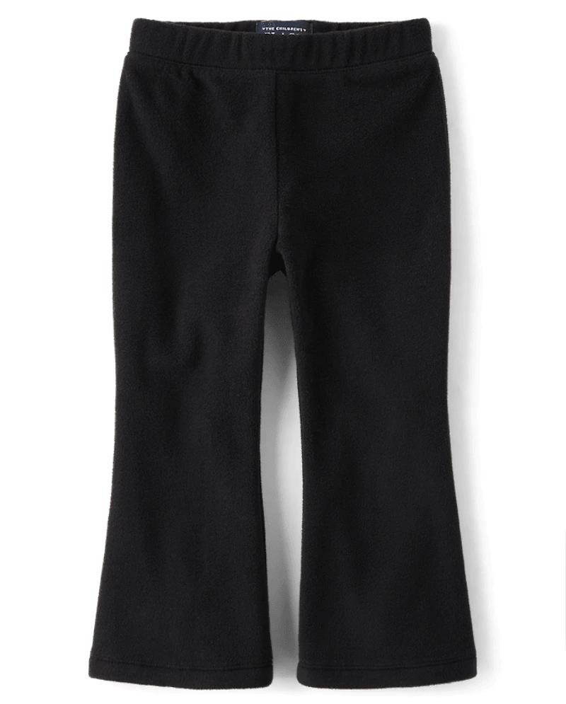 Toddler Girls Microfleece Flare Sweatpants