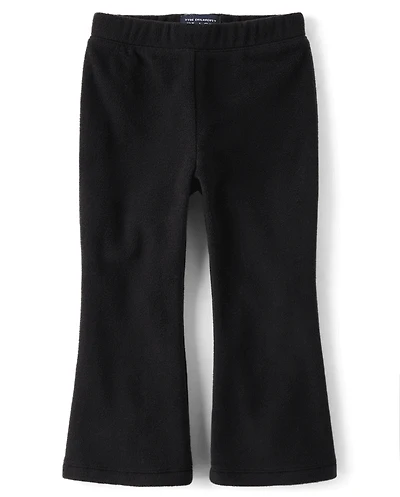Toddler Girls Microfleece Flare Sweatpants