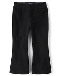 Toddler Girls Microfleece Flare Sweatpants