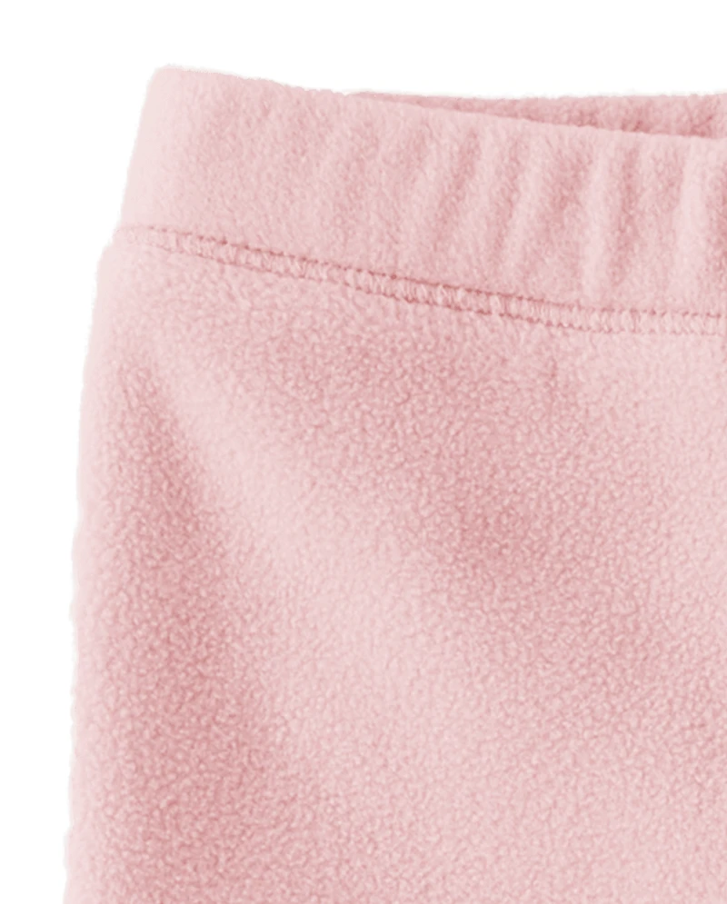 Toddler Girls Microfleece Flare Sweatpants