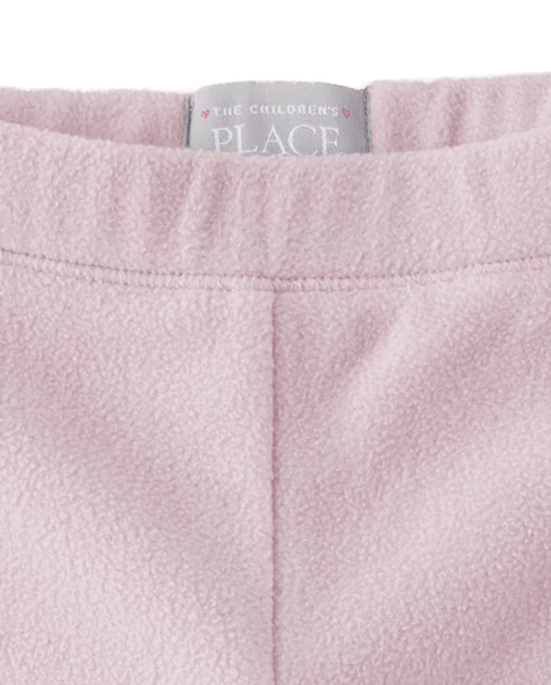 Toddler Girls Microfleece Flare Sweatpants