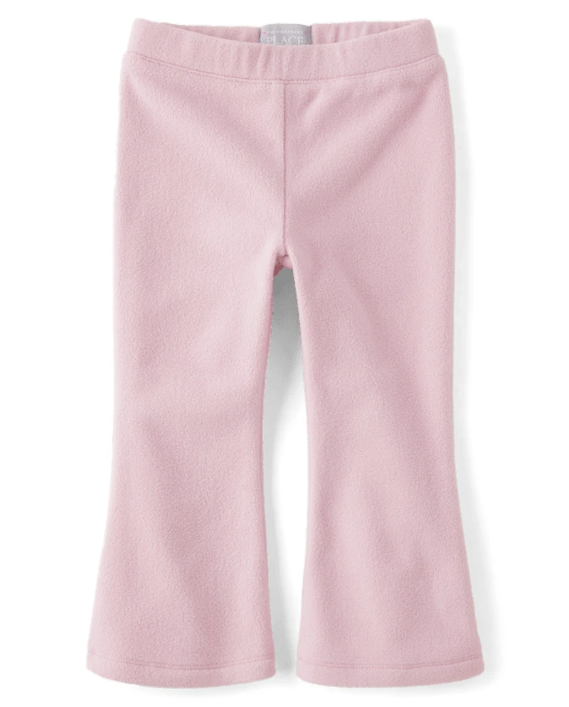 Toddler Girls Microfleece Flare Sweatpants