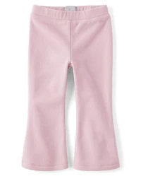 Toddler Girls Microfleece Flare Sweatpants