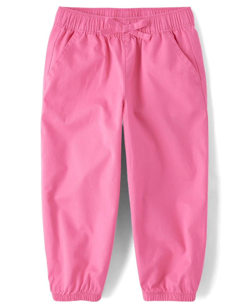 Baby And Toddler Girls Baggy Pull On Jogger Pants