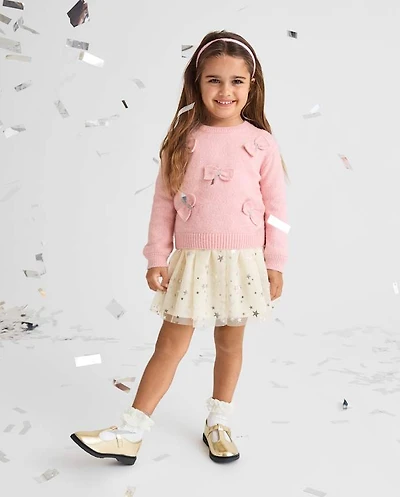 Toddler Girls Foil Star Tutu Skirt