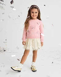 Toddler Girls Foil Star Tutu Skirt