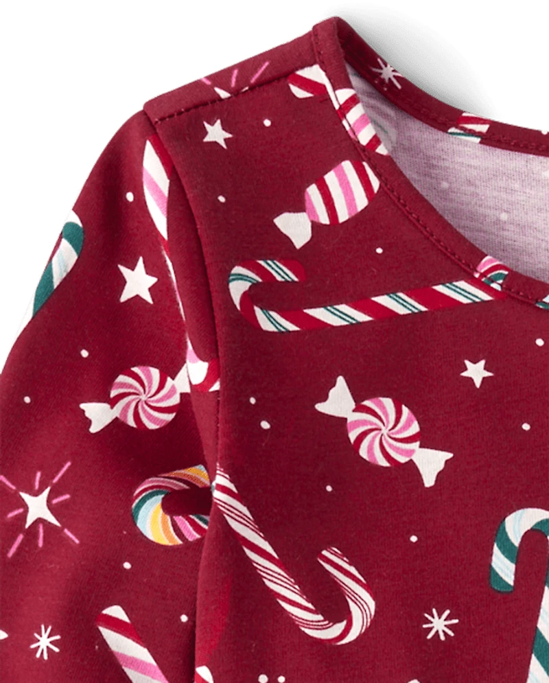 Robe babydoll imprimée pour bébés et petites filles