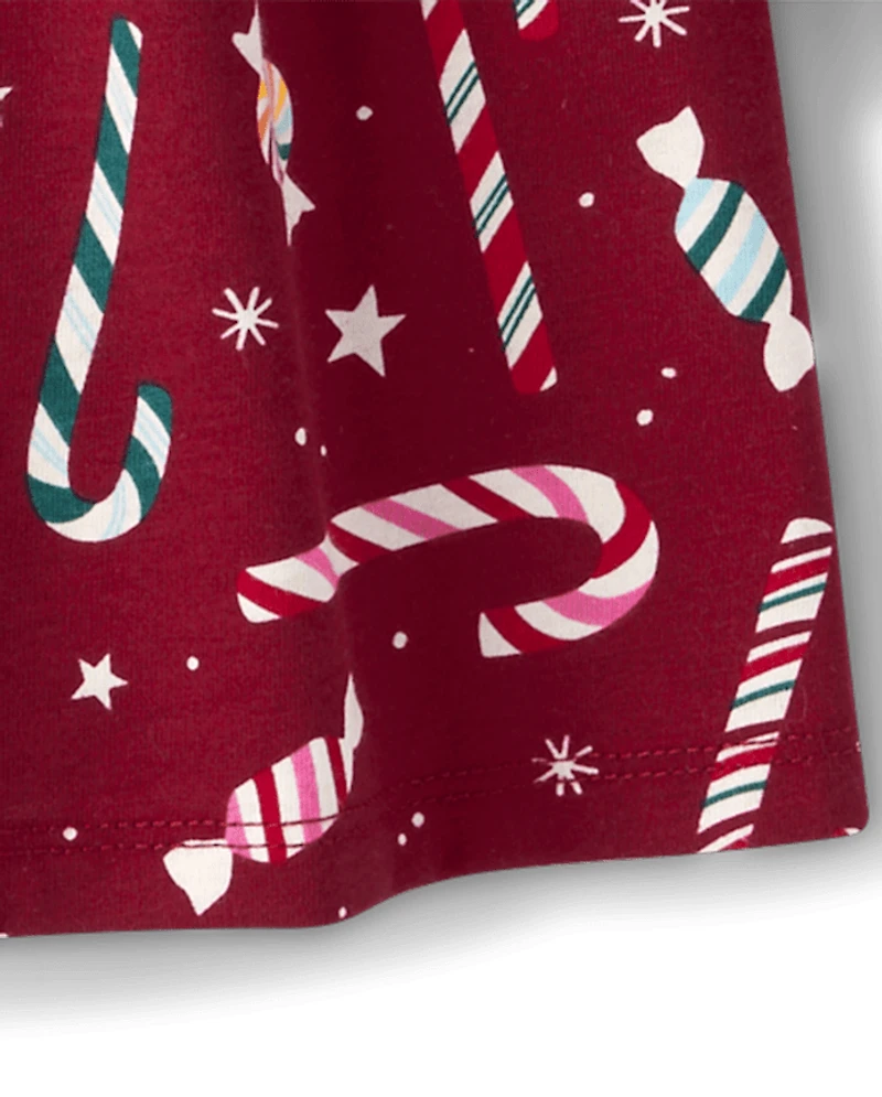 Robe babydoll imprimée pour bébés et petites filles