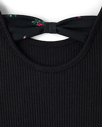 Baby And Toddler Girls Floral Bow Back Dress